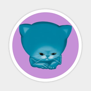 Blue kitty Magnet